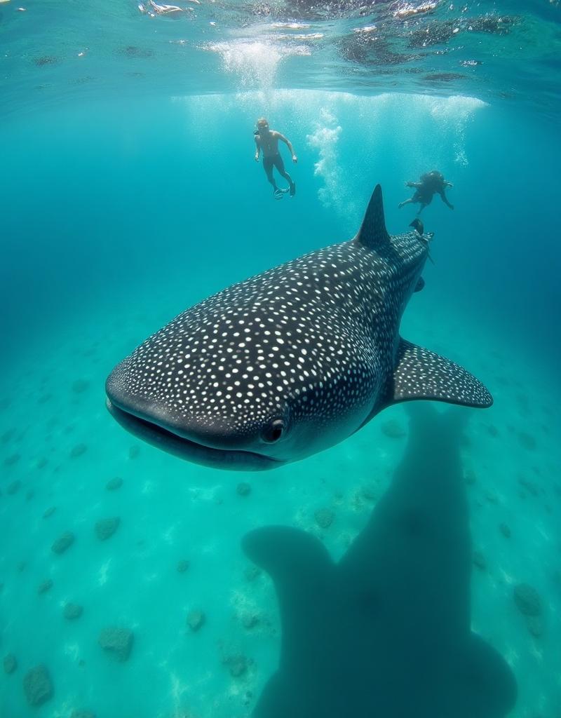 Swim alongside Ningaloo's whale sharks before the crowds